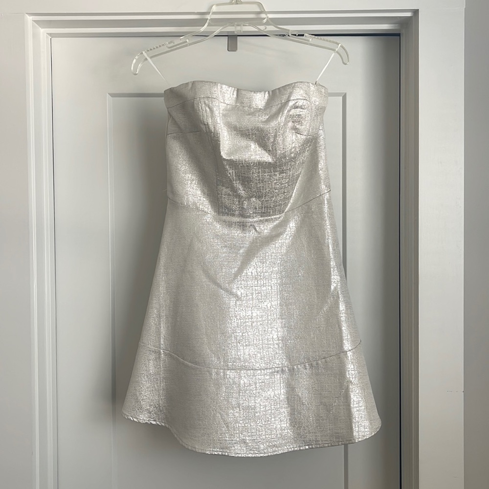 Strapless Express Midi Dress